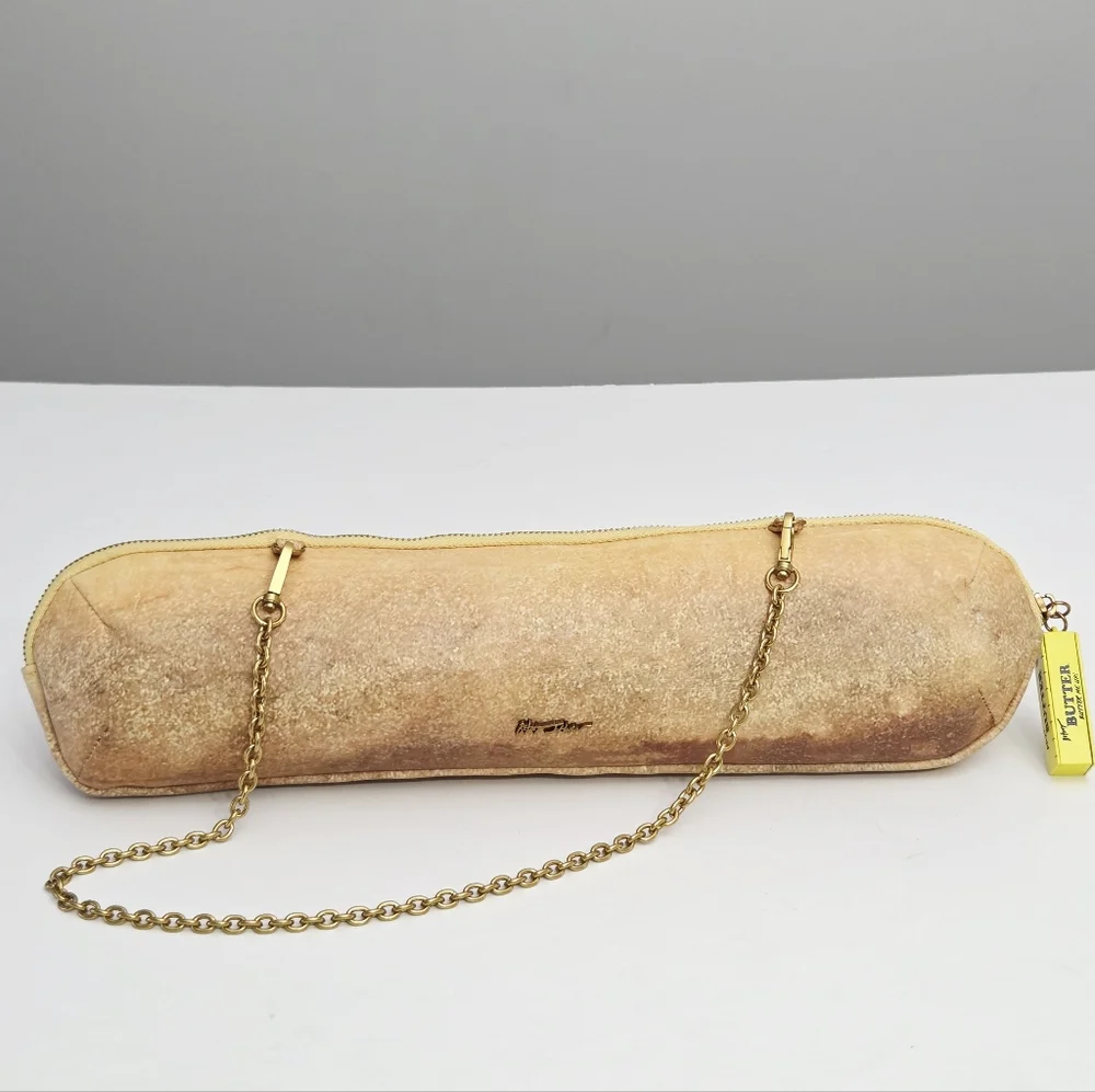 RARE BETSEY JOHNSON J'TAIME CARBS BAG-UETTE CLUTCH CROSSBODY BAG - Picture 11 of 15